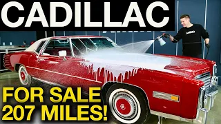 First Wash in 45 Years! Cadillac Eldorado Only 207 Miles Disaster Detail For Sale!