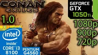 Conan Exiles 1.0 - GTX 1050 ti - i3 8100 - G4560 - 1080p - 900p - 720p - Benchmark Full Game