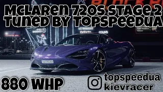 Mclaren 720S Stage 2 tuned by Topseedua @dragy acceleration from 100-200 km/h