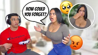 Forgetting Our Anniversary PRANK on My Girlfriend To See How She REACTS *SHE CRIED*