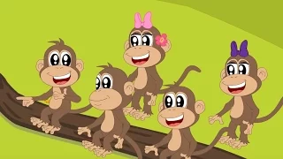 Five little monkeys jumping on the bed nursery rhyme