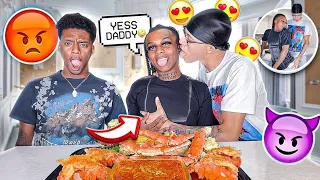 Let’s “DO IT” Prank On My Boyfriend Gutta While Filming😍 **Pierre Got Mad**😡 MUKBANG