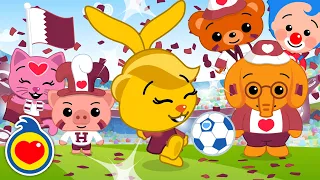 SOCCER SERIES ⚽ Goal of Qatar | World Cup ⚽ Colorful Balls | ♫ Plim Plim | Pre-K Nursery Rhymes