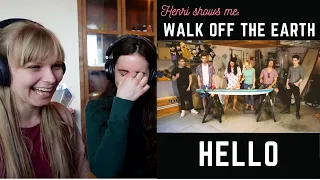 Reaction to Walk off the Earth + Myles & Isaac - Hello (Tap Dance Cover)