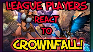 LEAGUE PLAYERS REACT TO CROWNFALL! - Dota 2