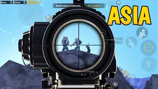 VECTOR + 6x scope vs ASIAN PROS! | PUBG MOBILE