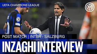 INZAGHI INTERVIEW | INTER 2-1 SALZBURG 🎙️⚫🔵