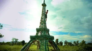 Build the Most Amazing Eiffel Tower Using Bamboo