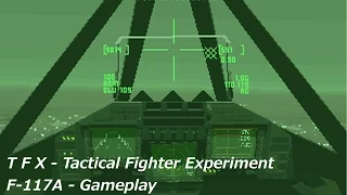 [PC DOS] TFX - Tactical Fighter Experiment - F-117A Nighthawk - Gameplay