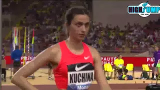 Mariya Kuchina 2m  ( Monako Diamond League women high jump )