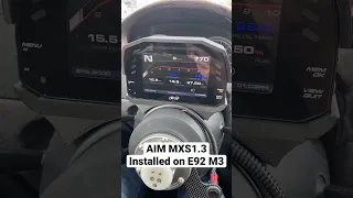 AIM MXS1.3 installed on E92 M3