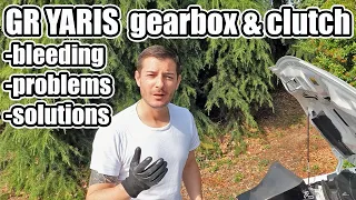 GR Yaris: How To Fix Gearbox Problems at Home, Clutch Bleeding