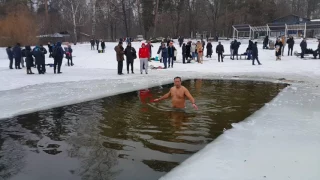 Моржуемся в Пуще-Водице