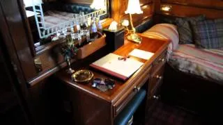 My Cabin at "The Royal Scotsman" Luxury Train by Belmond