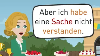 Deutsch lernen mit drei kurzen einfachen Geschichten! Wortschatz, Redemittel und Grammatik üben!