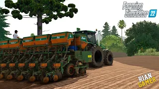 METENDO PRESSÃO NO JOHN DEERE 7J + FIM DO PLANTIO || AGRONÓPOLIS || FARMING SIMULATOR 22 || #45 G29