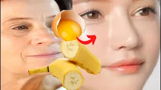 Mix bananas with egg yolk to look 20 years younger! Anti-aging collagen with banana