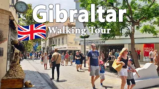 Gibraltar Walking Tour August 2022, British Overseas Territory, United Kingdom [4K]