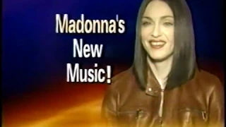 Madonna - Nothing Really Matters - Making The Video (ET Channel 1999)