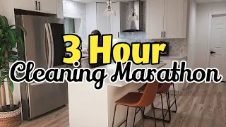 NEW CLEAN WITH ME MARATHON / 3 HOUR SPEED CLEANING MOTIVATION / WHOLE HOUSE CLEAN / HOUSE CLEANING