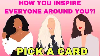 (PICK A CARD)🔮HOW YOU INSPIRE EVERYONE AROUND YOU??😎😍BEST VIRTUAL TAROT READING