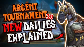 Wotlk Phase 3: Brand-NEW Argent Tournament Dailies Guide