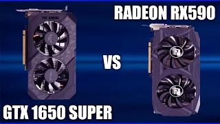 Видеокарта Geforce GTX 1650 SUPER vs Radeon RX590. Сравним?