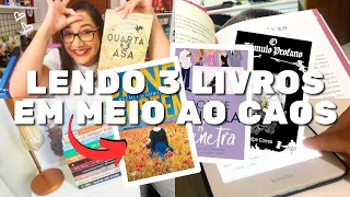 Recuperando o RITMO DE LEITURA e lidando com UM POUCO DE CAOS 📚 VLOG