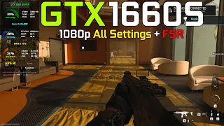 Call of Duty Modern Warfare 3 : GTX 1660 SUPER - 1080p All Settings + FSR (BETA)