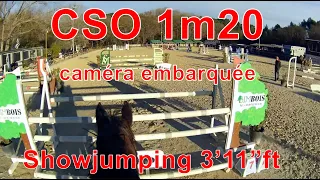 CSO 1M20 en caméra embarquée Cambox  - Showjumping embedded camera 3’11”ft