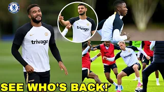 GOOD NEWS!✅Reece James & Moises Caicedo Return!🔥Chelsea Training ahead of Burnley,Mudryk,Broja