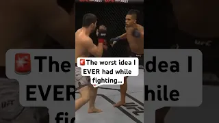 The WORST idea I ever had while fighting in the UFC… #ufc #mma