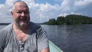 В ПОИСКАХ КАМНЕЙ!НА ЛОДКЕ НА ОСТРОВ БЕЛЫЙ ПЛАВ IN QUEST OF STONES!BY BOAT TO  ISLAND OF BELY PLAV