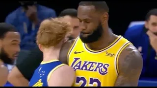 Lebron James Welcomes Nico Mannion To The NBA With An Extremely Hard Screen! WOW!!!