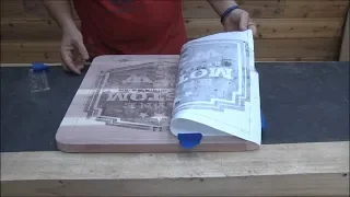 #289 Part 1 Gluing Up A Board A Business Sign + Inkjet Transfer