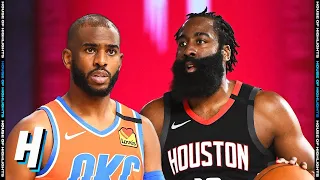 Oklahoma City Thunder vs Houston Rockets - Full Game 1 Highlights August 18, 2020 NBA Playoffs