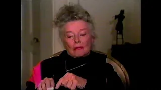 Katharine Hepburn talks about finding Spencer Tracy dead to Phil Donahue (1991)