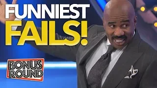 FUNNIEST FAILS EVER On Family Feud USA!  Bonus Round