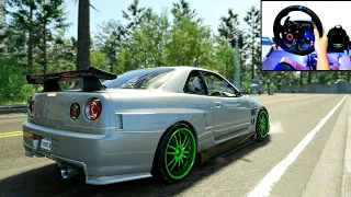 Nissan GTR-R34 | The Crew 2 - Realistic Cruise & Drift with Logitech g29 Steering Wheel + Shifter