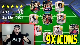 EA FC 24 (FIFA 24): WELTREKORD! 9x ICONS in TOTS 131 Rated ICON Fut Draft Challenge Ultimate Team