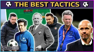 6 Different Tactics Recreated - Full Series | Football Manager 2023 |