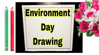 Save Environment Poster Drawing / Save Nature Save Earth Chart Project / world environment day