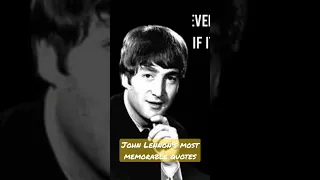 John Lennon's most memorable quotes