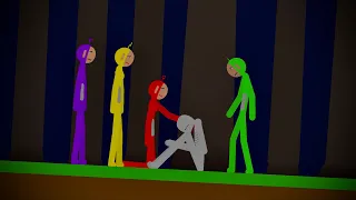 SCP-096 vs Teletubbies Stick Nodes Animation (Most Popular Video)