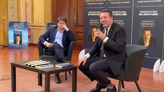 MATTEO SALVINI PRESENTA IL SUO LIBRO "CONTROVENTO" ALLA FONDAZIONE ISTITUTO DEI CIECHI DI MILANO