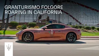 Maserati GranTurismo Folgore. Roaring in California