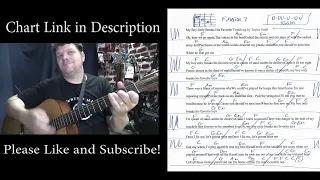 My Boy Only Breaks His Favorite Toys (Taylor Swift) Guitar Lesson Chord Chart
