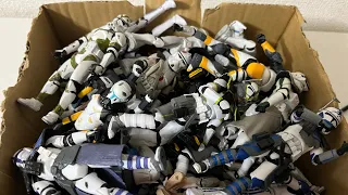 Box of clone trooper figure review