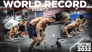 FASTEST IN THE WORLD // Mayhem Freedom FULL *World Record* Event 2 // CrossFit Games Quarterfinals