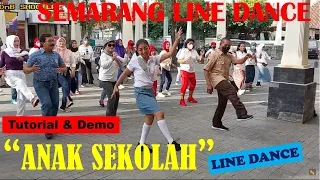 #TUTORIAL & #DEMO | #ANAK #SEKOLAH LINE DANCE | #SEMARANG #linedance  | Instruktur : Suroto 2HF